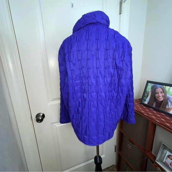 Mycra Pac Donatella Fashion Travel Reversible Rain Coat Purple Small - Picture 9 of 17